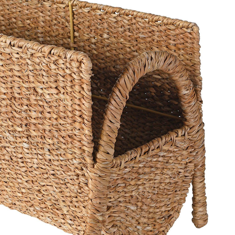 CharlesTed Home Bali Handwoven Seagrass Magazine Holder - CharlesTed Home