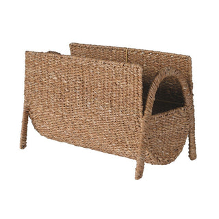 CharlesTed Home Bali Handwoven Seagrass Magazine Holder - CharlesTed Home