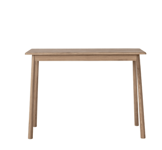 CharlesTed Home Edmund Solid Oak Console Table Minimal Wooden Hallway Table - CharlesTed Home