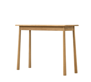 CharlesTed Home Edmund Solid Oak Console Table Minimal Wooden Hallway Table - CharlesTed Home