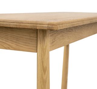 CharlesTed Home Edmund Solid Oak Console Table Minimal Wooden Hallway Table - CharlesTed Home