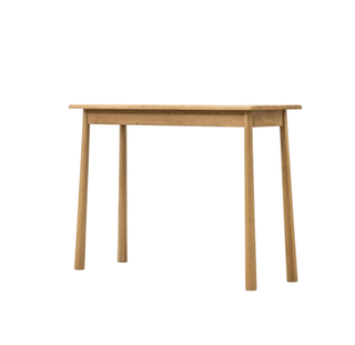 CharlesTed Home Edmund Solid Oak Console Table Minimal Wooden Hallway Table - CharlesTed Home
