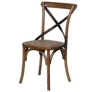 CharlesTed Home Elm Cross Back Dining Chair - CharlesTed Home