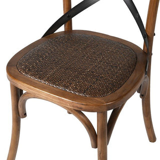 CharlesTed Home Elm Cross Back Dining Chair - CharlesTed Home