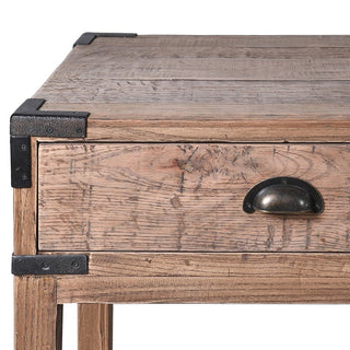 CharlesTed Home Hayden Reclaimed Oak Console Table Solid Wood Hallway Table - CharlesTed Home