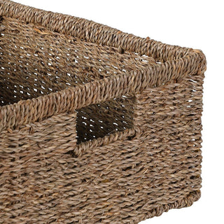 CharlesTed Home Natural Seagrass Storage Trays | Set of Three - CharlesTed Home