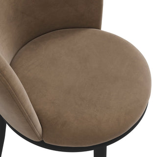 CharlesTed Home Studio CTH Lorna Dining Chair | Mole - CharlesTed Home