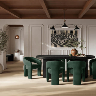 CharlesTed Home Studio CTH Lorna Dining Table | Black - CharlesTed Home