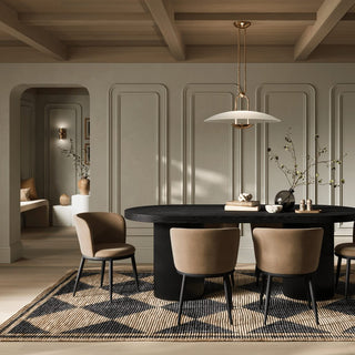 CharlesTed Home Studio CTH Lorna Dining Table | Black - CharlesTed Home