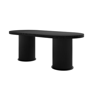 CharlesTed Home Studio CTH Lorna Dining Table | Black - CharlesTed Home