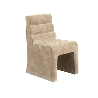 CharlesTed Home Studio CTH Mandi Sculptured Dining Chair | Honey - CharlesTed Home
