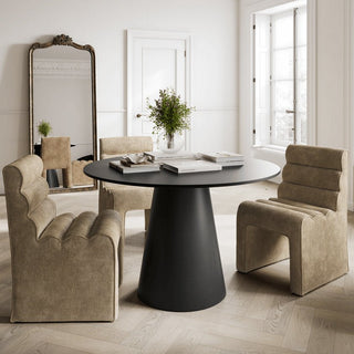 CharlesTed Home Studio CTH Mandi Sculptured Dining Chair | Honey - CharlesTed Home