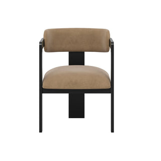 CharlesTed Home Studio CTH Molly Contemporary Dining Chair | Mole - CharlesTed Home