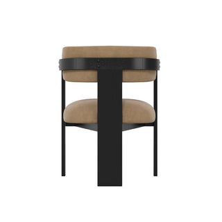 CharlesTed Home Studio CTH Molly Contemporary Dining Chair | Mole - CharlesTed Home