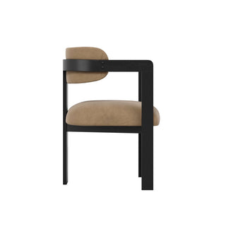 CharlesTed Home Studio CTH Molly Contemporary Dining Chair | Mole - CharlesTed Home