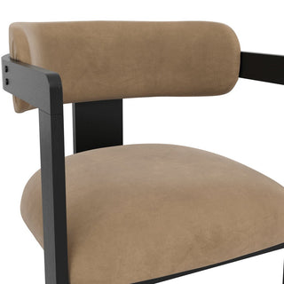 CharlesTed Home Studio CTH Molly Contemporary Dining Chair | Mole - CharlesTed Home