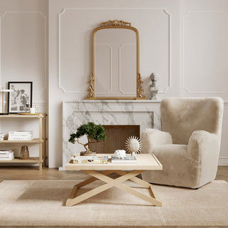 CharlesTed Home Studio CTH Palisades Coffee Table | Blonde Oak | Available in Two Sizes - CharlesTed Home