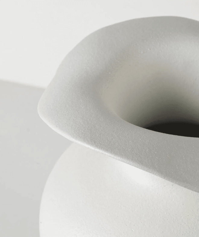 CharlesTed Home Varese Matt Glazed Stoneware Vase | Available in Three Sizes - CharlesTed Home