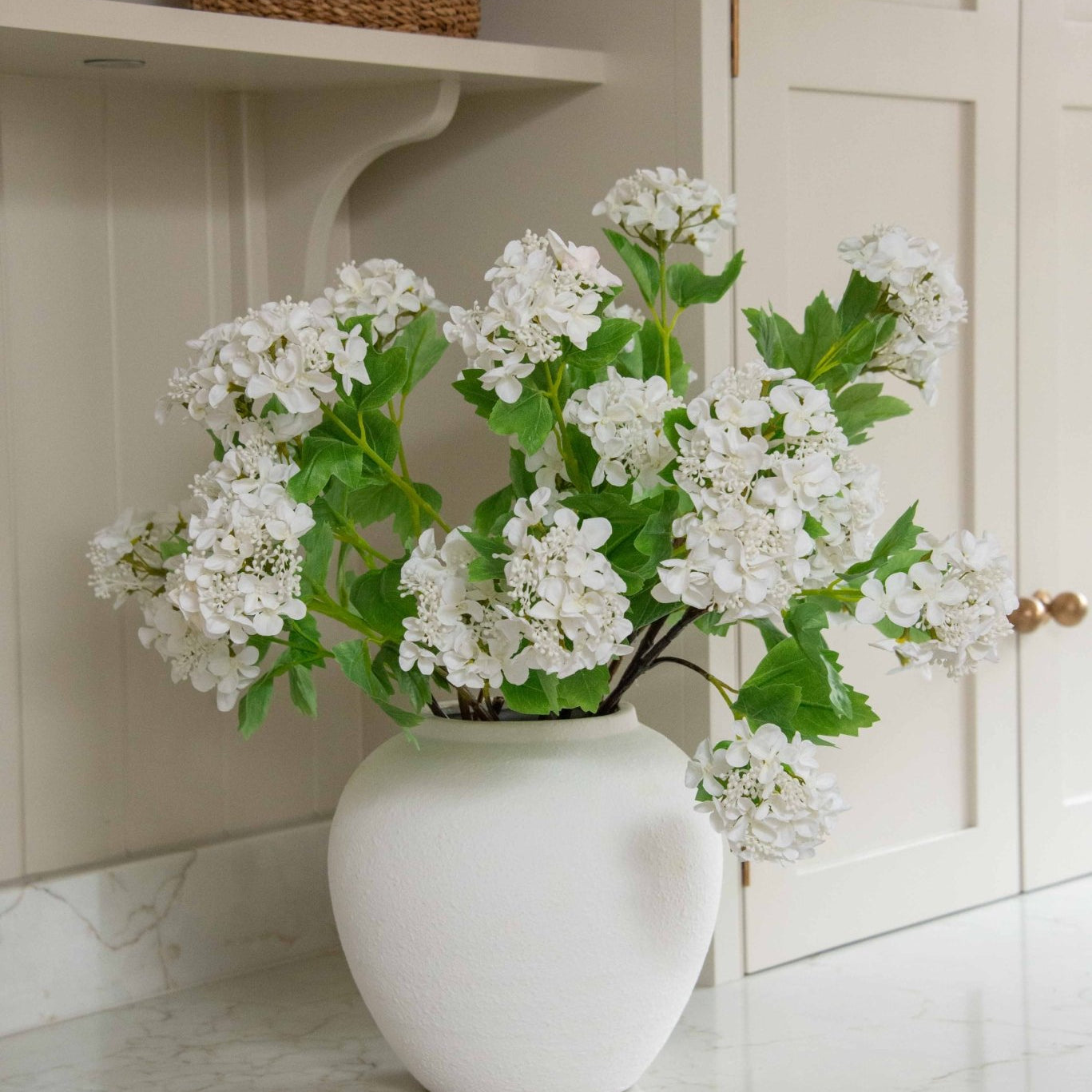 CharlesTed Home Viburnum spray White | Single Stem - CharlesTed Home