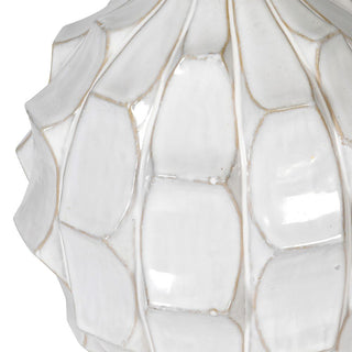 CharlesTed Home White Decorative Lamp Base with White Shade - CharlesTed Home