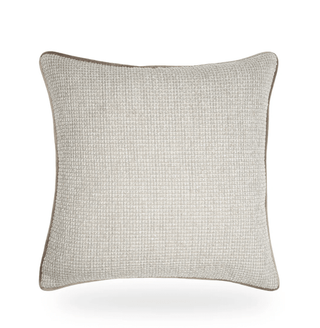 CharlesTed Home Willow Cushion – Tweed - Style Texture with Velvet Backing - CharlesTed Home