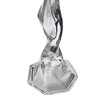 Twist Glass Candle Holder | Set of Two | Small, view 2