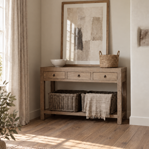 Abingdon Elm Console Table