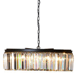 Transform any room into a luxurious and sophisticated space with our Crystal Chandelier. The sparkling crystals will catch your eye and create a mesmerizing effect, while providing ample lighting and ambiance. Elevate your home's aesthetic and impress your guests with this elegant and timeless addition to your décor.