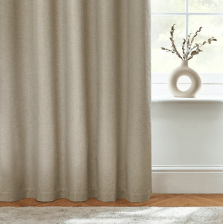 Dawn Textured Blackout Eyelet Curtains Natural - CharlesTed Home