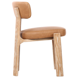 Brimpsfield Curved Ash Dining Chair | Upholstered Seat