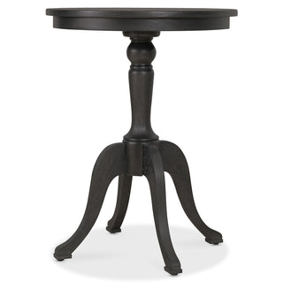 Fairford Dark Oak Pedestal Side Table - CharlesTed Home
