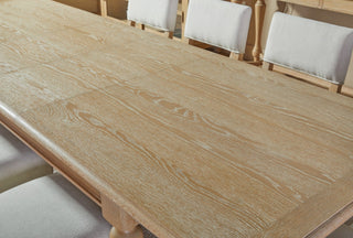 Fairford Limed Oak Extendable Dining Table | Seats 6 - 10 - CharlesTed Home
