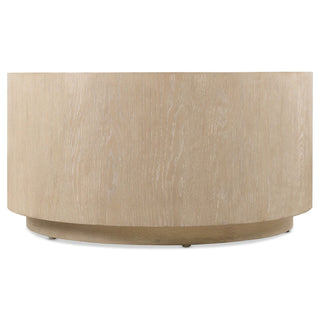 Fairford Limed Oak Round Coffee Table: - CharlesTed Home