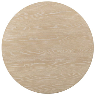 Fairford Limed Oak Round Coffee Table: - CharlesTed Home