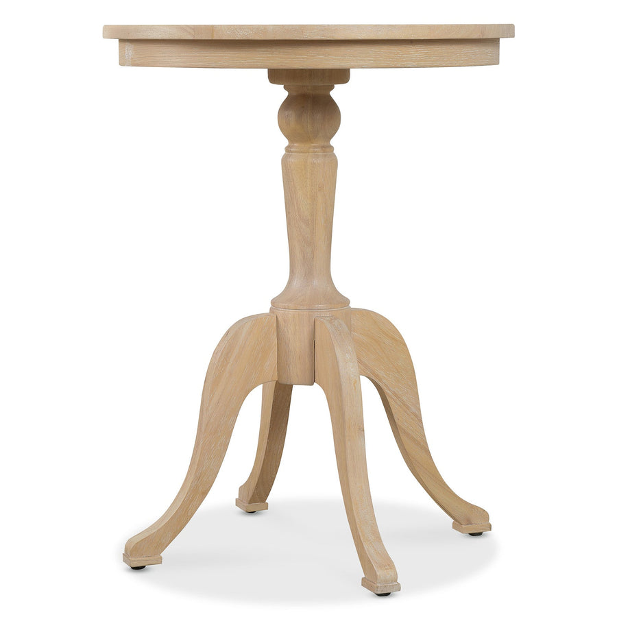 Fairford Oak Pedestal Side Table - CharlesTed Home