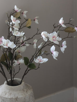 Faux Blush Magnolia Spray - CharlesTed Home