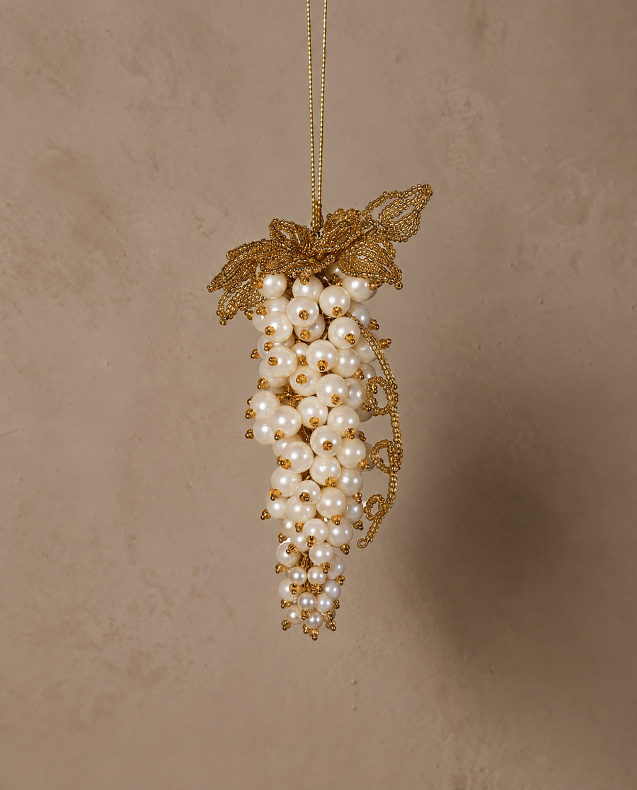 Pearl Hanging Grapes Decoration