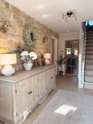 Harrogate Recycled Pine Sideboard with Panelled Doors - CharlesTed Home