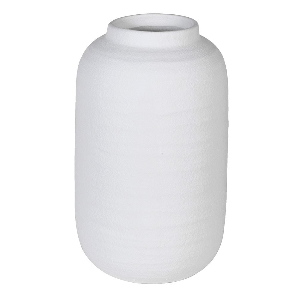 SPECIAL OFFER Hudson White Ceramic Vase CharlesTed Home