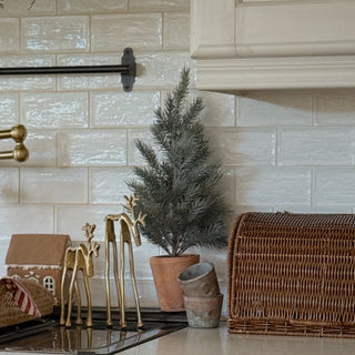Nordic Gold Reindeer Figurine | Two Sizes