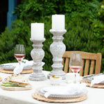 Made from moulded glass these plates feature on their outer edge lovely small glass beads. 