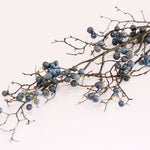 A beautiful stem of blueberries