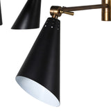 Axel Black Shaded Chandelier