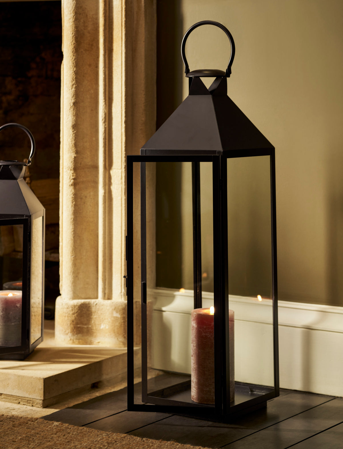 Hurricane Glass Lantern | Available in Two Sizes