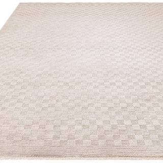 Laurent textured rug in beige, pile detail