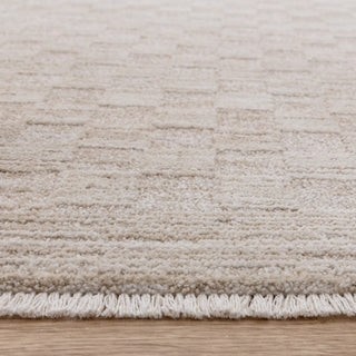 Laurent textured rug in beige, further detail