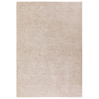 Laurent textured rug in beige and natural, full flat view