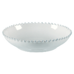 round pasta bowl with beaded rim
