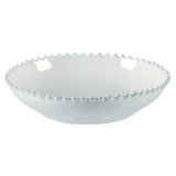round pasta bowl with beaded rim