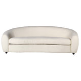 Salzburg Ivory Boucle Curved Sofa